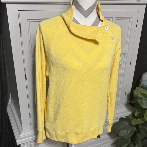 J. Crew Sweaters - J. Crew Yellow Button-Detail Soft Sweater Size Small